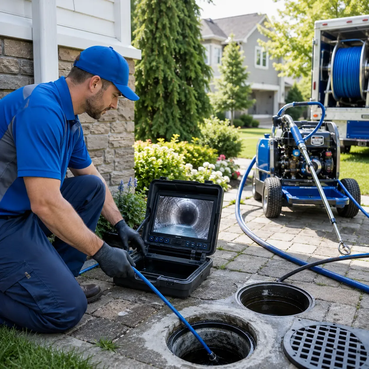 Outdoor drain cleaning professionals serving Huntingtown, MD